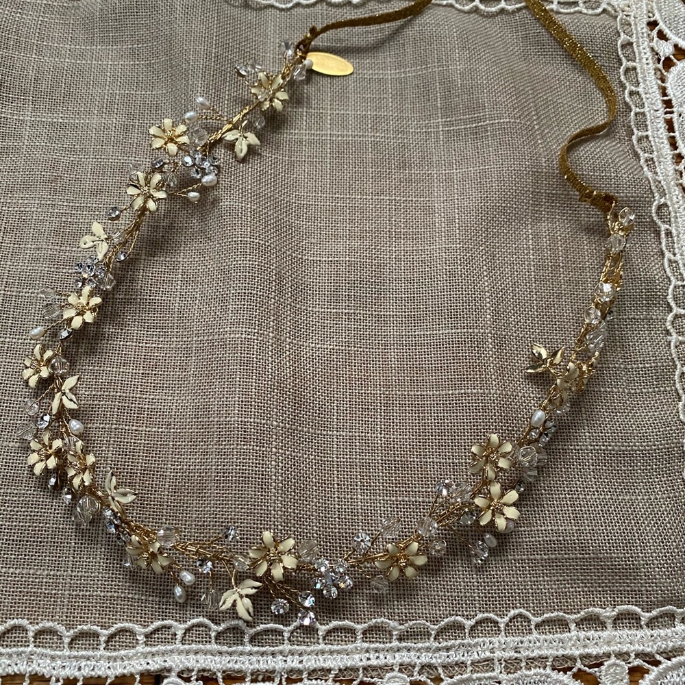 Twigs & Honey crystal flower headband